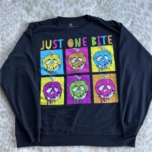 Disney Snow White Black Graphic Sweatshirt